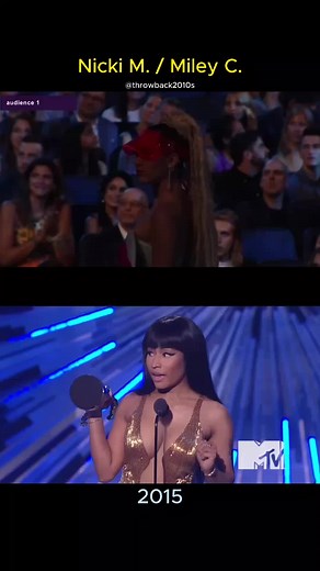 Nicki Minaj vs Miley Cyrus VMAs (2015) #nickiminaj #mileycyrus #vmas #throwback2010s #edit