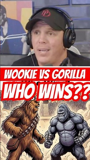 Wookiee vs Gorilla!? Who Actually Wins #starwars #debate