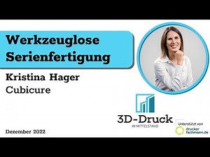 Harzbasierter 3D-Druck in Serienfertigung? | Kristina Hager (Cubicure)