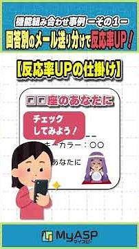 メルマガ反応率を劇的に上げる自動化テクニックとは？【MyASP組み合わせ事例】