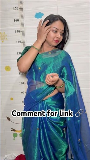 Honest Saree Review 💙 Worth it or not? 🤔 | Budget Friendly or Luxury Feel? #shorts #saree #review