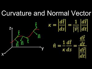 Curvature, Principal Unit Normal Vector - Calculus 3