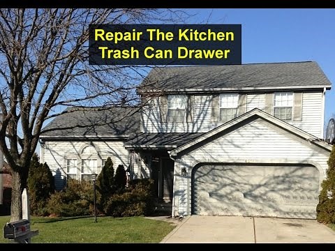 How to repair or replace your kitchen trash can drawer. - VOTD