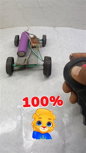 how to make electric mini car remote control toys mini projects easy video children's projects