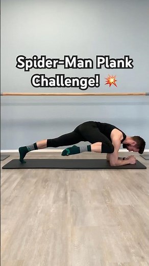 Spider-Man Plank Challenge!#corechallenge #fullbodyworkout #plankchallenge