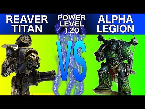 Warhammer 40k 8th Edition Live Battle Report: Reaver Titan vs. Alpha Legion