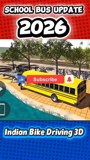 Indian Bike Driving 3D New Update 2026 School Bus Code | #indianbikedriving3d