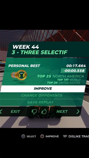 Weekly Shorts - WK 44 - Map 3 - Discovery - Three Selectif - Trackmania #trackmania #weeklyshorts