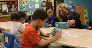 WKAR Family | WKAR and MSU donate 1,000 PBS Playtime Pads to Lansing kids