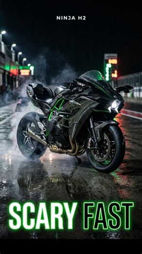 The Superbike That Scares Riders 😳 | Kawasaki Ninja H2#trending #superbike #kawasakininjah2 #viral