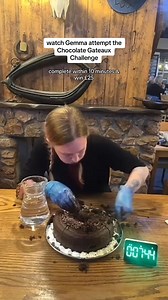 Gemmas Chocolate Gateaux Challenge | Cattlemans Steakhouse