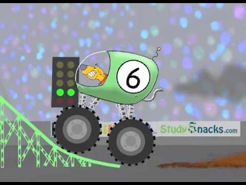 Learn Number Counting with monster trucks 1 to 10