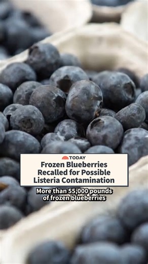 More than 55,000 pounds of frozen blueberries are being recalled because they may be contaminated with listeria. The fruit was produced by Oregon Potato Company and sold in four states, including Michigan, Wisconsin, Oregon and Washington. | Today Show