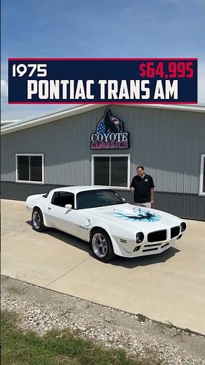 LS3-Swapped 1975 Pontiac Trans Am — Tremec 5-Speed