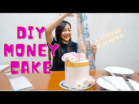 Easy DIY Money Cake / Money Pulling Cake