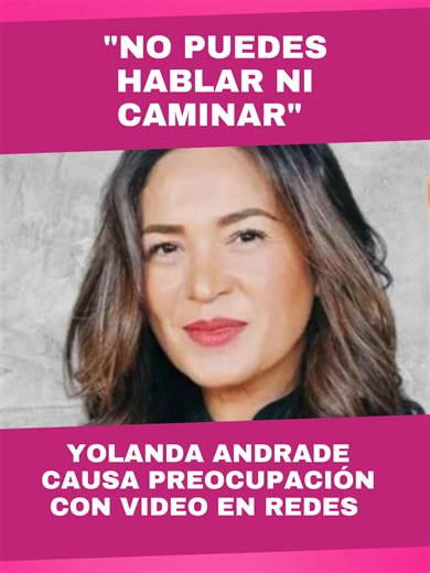 Yolanda Andrade reapareció en redes para contar más detalles sobre su enfermedad y mandó un mensaje a las personas que tienen el mismo padecimiento. 📹 Redes Sociales #tvnotas #yolandaandrade