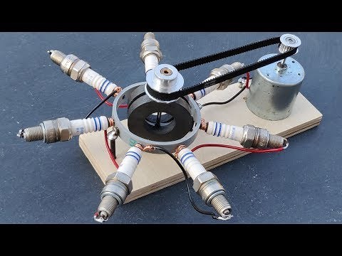 Sparkplug Free Energy Generator With Homemade