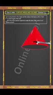 Q4 Ex 11.1 Class 9 Maths | Surface Areas and Volumes | Complete NCERT Explanation.