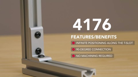 8020, 4176, 10 Series, Aluminum 3 Hole Inside Corner Bracket 90 Degree Angle Bracket for 80/20 T Slot Extruded Aluminum Extrusion (Black Anodize, 10)