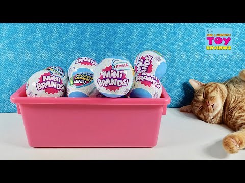 Mini Brands Series 4 Blind Bag Capsule Miniatures Unboxing Review | PSToyReviews