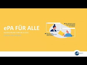 CGM M1 PRO: Online-Seminar "ePA für alle" vom 08.10.2025