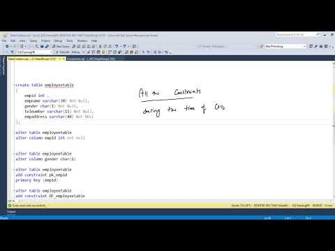 SQL Constraints: Primary Key, Foreign Key, NULLABILITY, Unique & Check | T-SQL Course Part 29