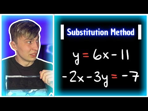 Substitution Method || Solving Systems of Linear Equations (Algebra 1)