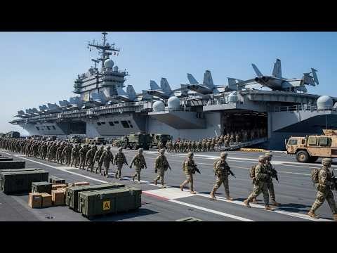 High Alert! USS Theodore Roosevelt Sets Sail with Full Carrier Strike Group