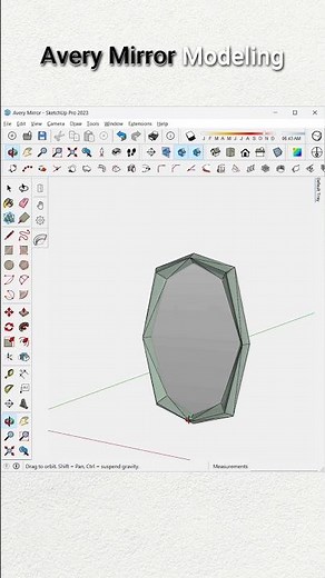 SketchUp Tutorial - 2D Photo to 3D Model | Avery Mirror #sketchup #interiordesign #sketchup_core