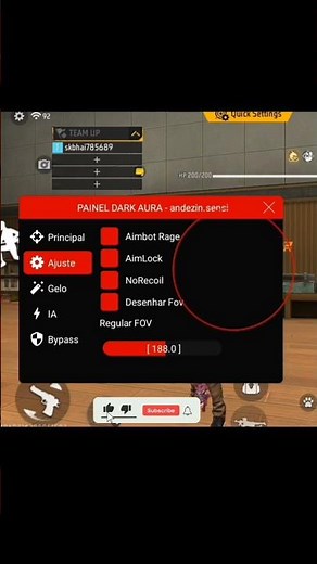 Dark Aura Panel Free Fire 😱🔥 | OP Look in 10 Seconds!