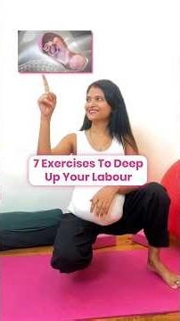 7 Pregnancy Exercises for Labour Preparation | Prenatal Yoga Routine#ytshorts#momtobe#baby#viral