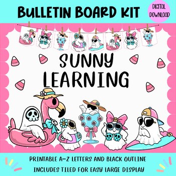 Summer Beach Vibes Bulletin Board | Sunny Learning Classroom Display