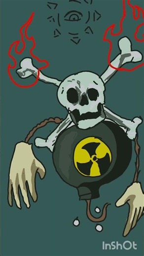@Superbrainma draw da bomb skull #scary #shorts