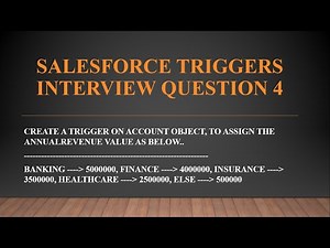 Salesforce Apex Triggers Real Time Interview Question 4