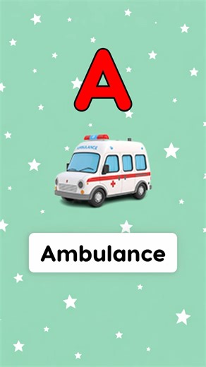 ABC Vehicles Song (A-H) | Learn Alphabet & Vehicle Names for Kids