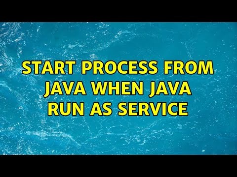 start process from java when java run as service (3 Solutions!!)