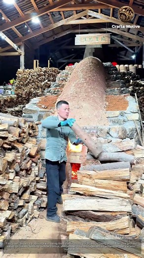 Mastering the Heat 70 Hours of Continuous Wood Firing in a Traditional Kiln: The Art of Fire