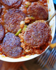 Southern Baked Beans and Sausage
