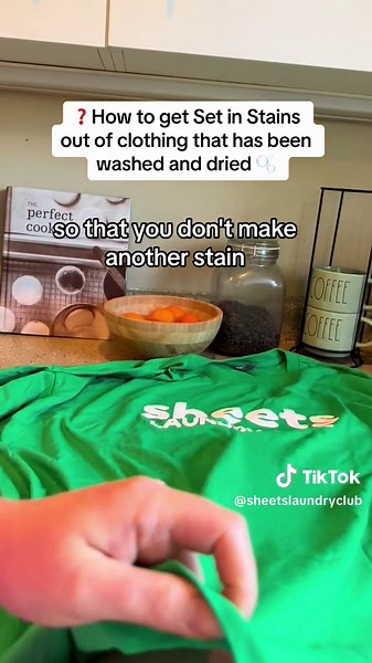 We will show you how to remove set in stains after clothing has already been washed and dried. If you need to know how to remove set in oil stains after clothes have been through the washer and dryer this laundry trick will work for you! Try this stain remove hack to remove old stains from clothes. This stain removal tip will get old stains out of clothes. Try this laundry hack for old set in stains. ##stainremovalhacks##sustainablelaundry##ecoconsciouscleaning