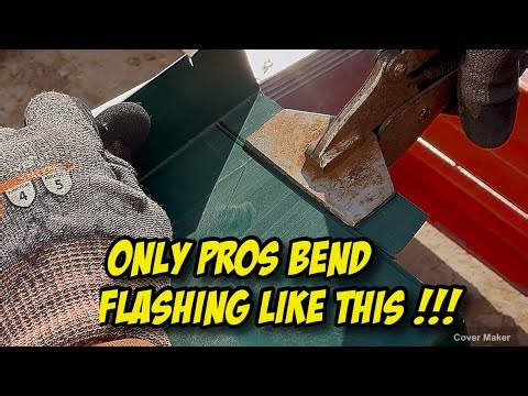 Only PROS Bend Flashing Like THIS! | Advanced Metal Flashing Technique