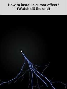 How to Install Cursor Effects? ✨