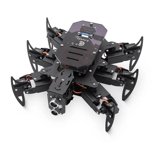Adeept Hexapod Metal Spider Robot Kit w/ Pixie Board V3.0
