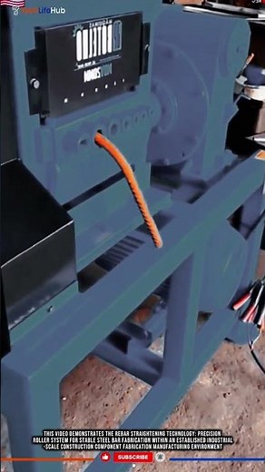 Rebar Straightening Technology: Precision Roller System for Stable Steel Bar Fabrication #tech