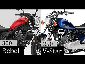 Honda Rebel 300 vs Yamaha V Star 250 Comparison Review