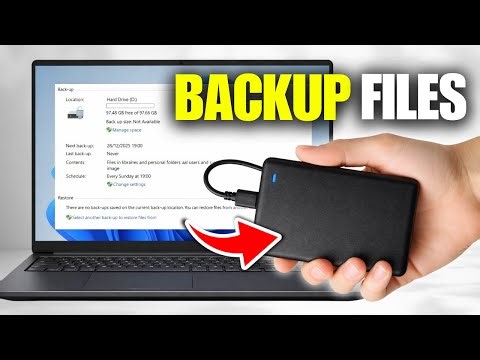 How To Backup Files To External Hard Drive In Windows 11