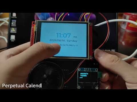 Open-Source ESP32 Smart Calendar: Feature Walkthrough & Demo​