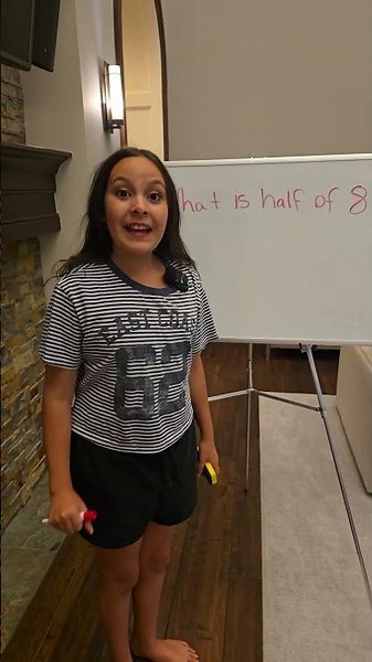 what is half of 8?