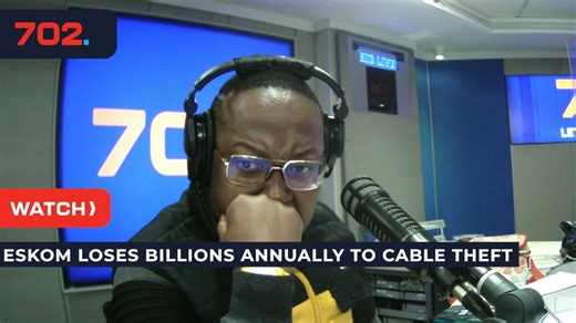 Eskom loses R2-billion to cable theft per year, blames scrap metal market. #702Breakfast #702WalkTheTalk Watch the full interview on YouTube: https://youtu.be/put1V-8EPmc | 702