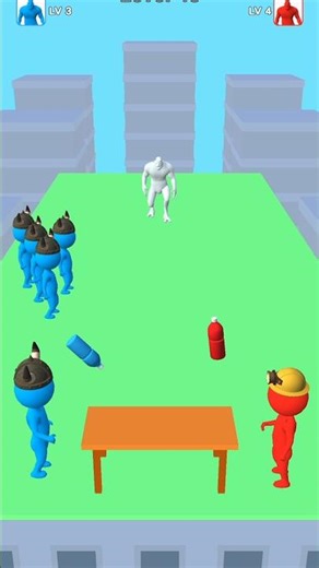 #bottle flip challenge# blue versus red hot# video🤯