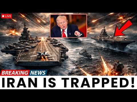 Three US Carriers Just Built A Geometry That Traps Iran — Here's The Math